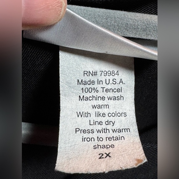 Soft Surroundings Tencel Tunic Length Shirt - Picture 5 of 5